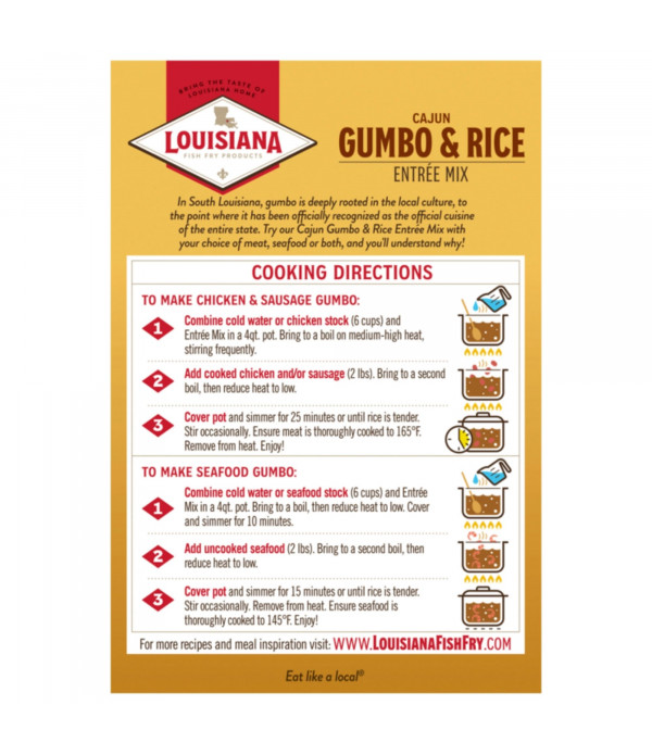 Louisiana Fish Fry Gumbo with Rice Mix - A Delicious, Authentic Gumbo Recipe
