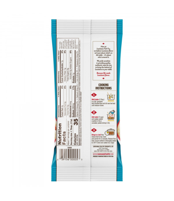 Louisiana Fish Fry Cajun Etouffee Base 2.65oz Authentic Cajun Etouffee with Louisiana Fish Fry Etouffee Base - 2.65oz