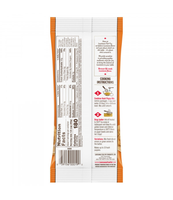 Delicious and Fluffy Hush Puppies with Louisiana Fish Fry Hush Puppy Mix - 7.5oz