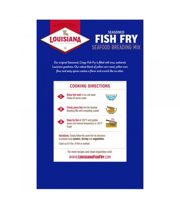 Louisiana Fish Fry Seasoned Fish Fry 22oz Box