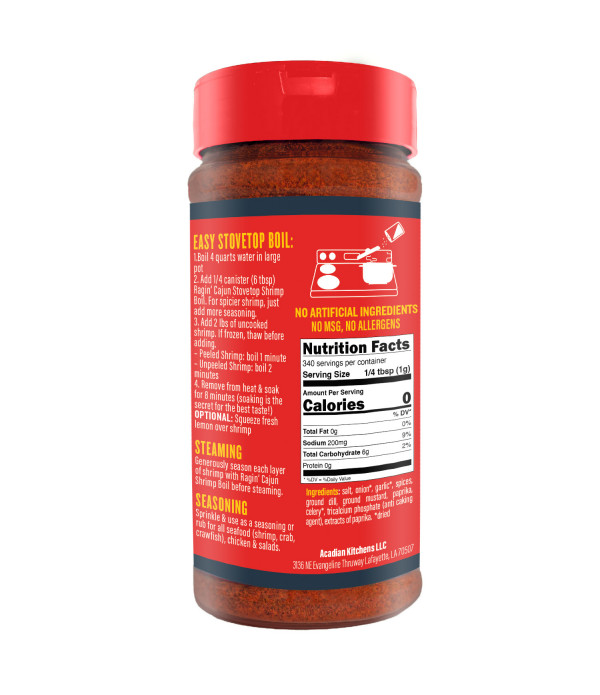 Ragin Cajun Stovetop Shrimp Boil - 12oz Ragin Cajun Stovetop Shrimp Boil - 12oz