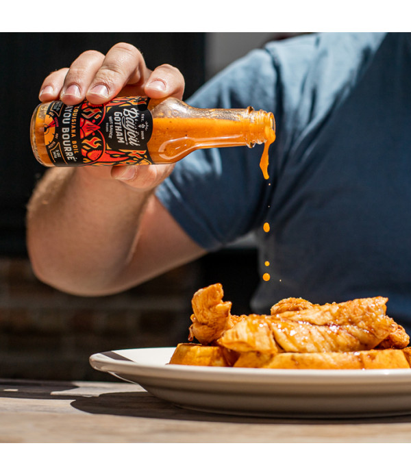 Bayou Gotham Bayou Bourre Louisiana Boil Hot Sauce 5oz Bayou Bourre Louisiana Boil - Hot Sauce - The Essence of Crawfish Season