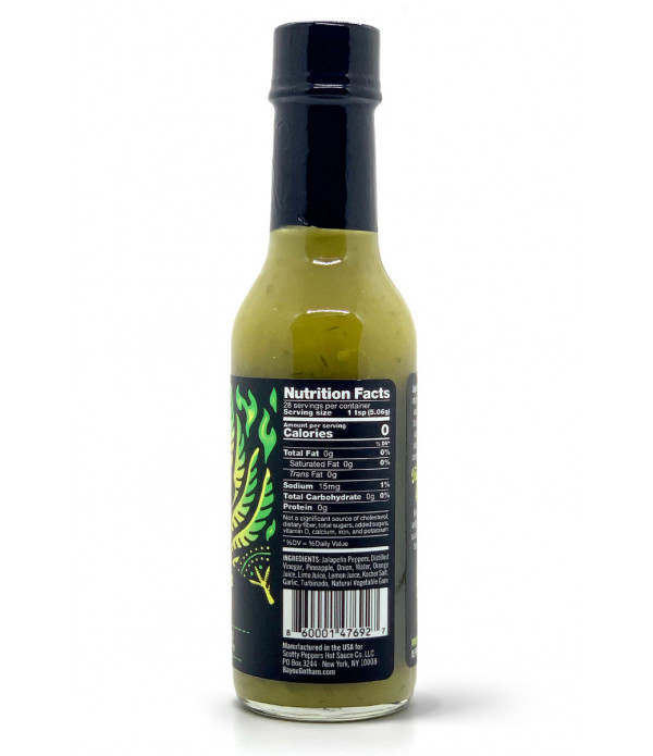 Bayou Gotham - JuJu Guru Tropic Jalapeno - Hot Sauce - 5oz JuJu Guru Tropic Jalapeno - Hot Sauce - Alchemist of Righteous Rhythm and Funky Flavor