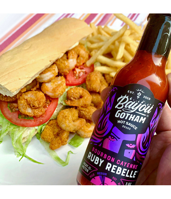 Ruby Rebelle Bourbon Cayenne - Hot Sauce - Risqué Rendezvous with this Scarlet Harlot