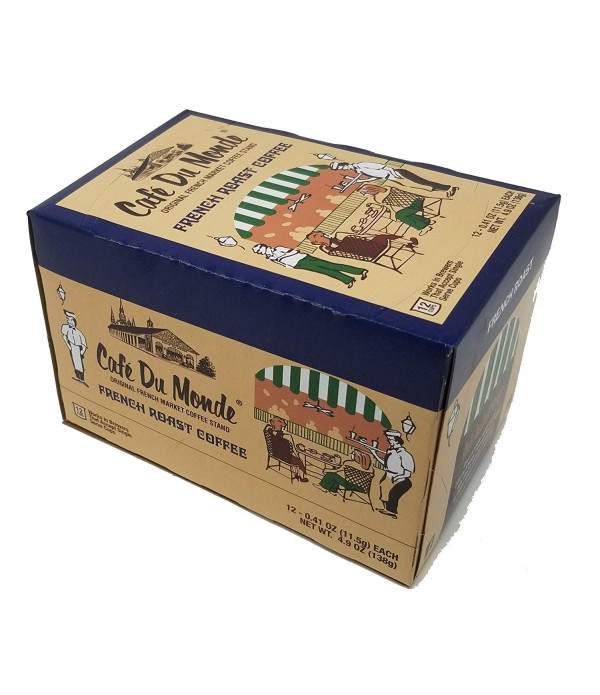Café Du Monde Single Serve French Roast Coffee 12c