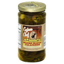 Cajun Chef Nacho Sliced Jalapeno Peppers 12oz