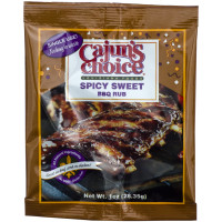 Cajun's Choice Spicy Sweet BBQ Rub 1oz