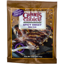 Cajun's Choice Spicy Sweet BBQ Rub 1oz