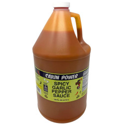 Cajun Power Spicy Garlic Pepper Sauce 128oz