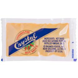 Crystal Hot Sauce 7 gram Packets 200 Ct Crystal Hot Sauce 7 gram Packets 200 Ct