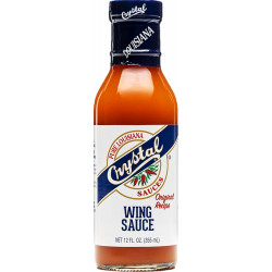 Crystal Pure Louisiana Original Wing Sauce 12oz Crystal Pure Louisiana Original Wing Sauce 12oz