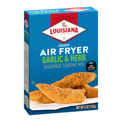 Louisiana Fish Fry Air Fry Garlic & Herb Coating Mix 5oz Louisiana Fish Fry Air Fry Garlic & Herb Coating Mix 5oz
