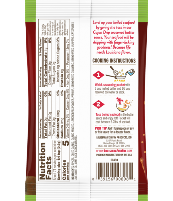 Cajun Drip Viet-Cajun – 2oz Cajun Drip Viet-Cajun Seasoning Packet