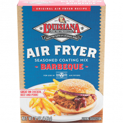 Louisiana Fish Fry Air Fry BBQ Coating Mix 5oz Louisiana Fish Fry Air Fry BBQ Coating Mix 5oz