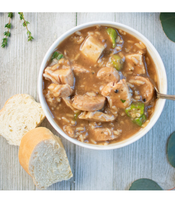 Authentic Gumbo with Louisiana Fish Fry Gumbo Base - 5oz