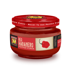 Red Habanero Pepper Puree, 4oz Louisiana Pepper Exchange Red Habanero Pepper Puree, 4oz Louisiana Pepper Exchange