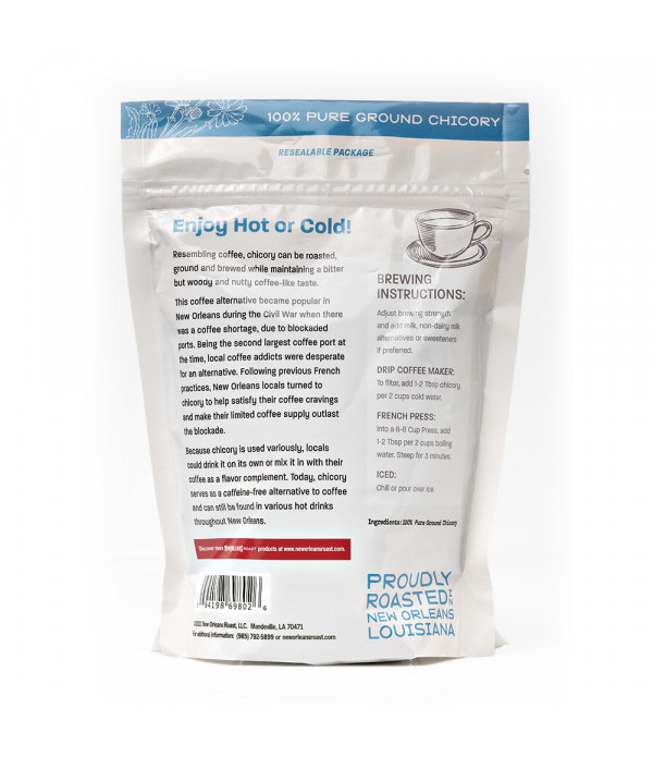 New Orleans Roast 12 oz. Ground 100% Pure Chicory Coffee
