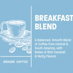 New Orleans Roast Breakfast Blend 12oz Ground Coffee
