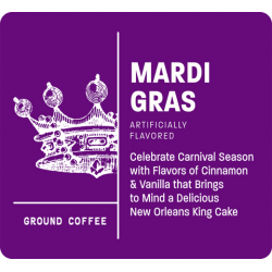 New Orleans Roast Mardi Gras Ground Coffee 12oz Coffee