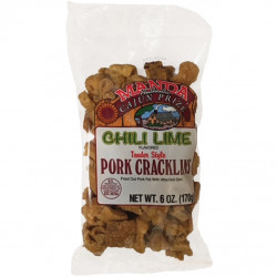 Manda Cracklins Chili Lime 6oz