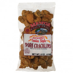 Manda Cracklins Hot 6oz